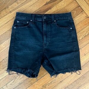 💕 SALE! Gap Shorts Black Denim Jean Distressed Cut Off